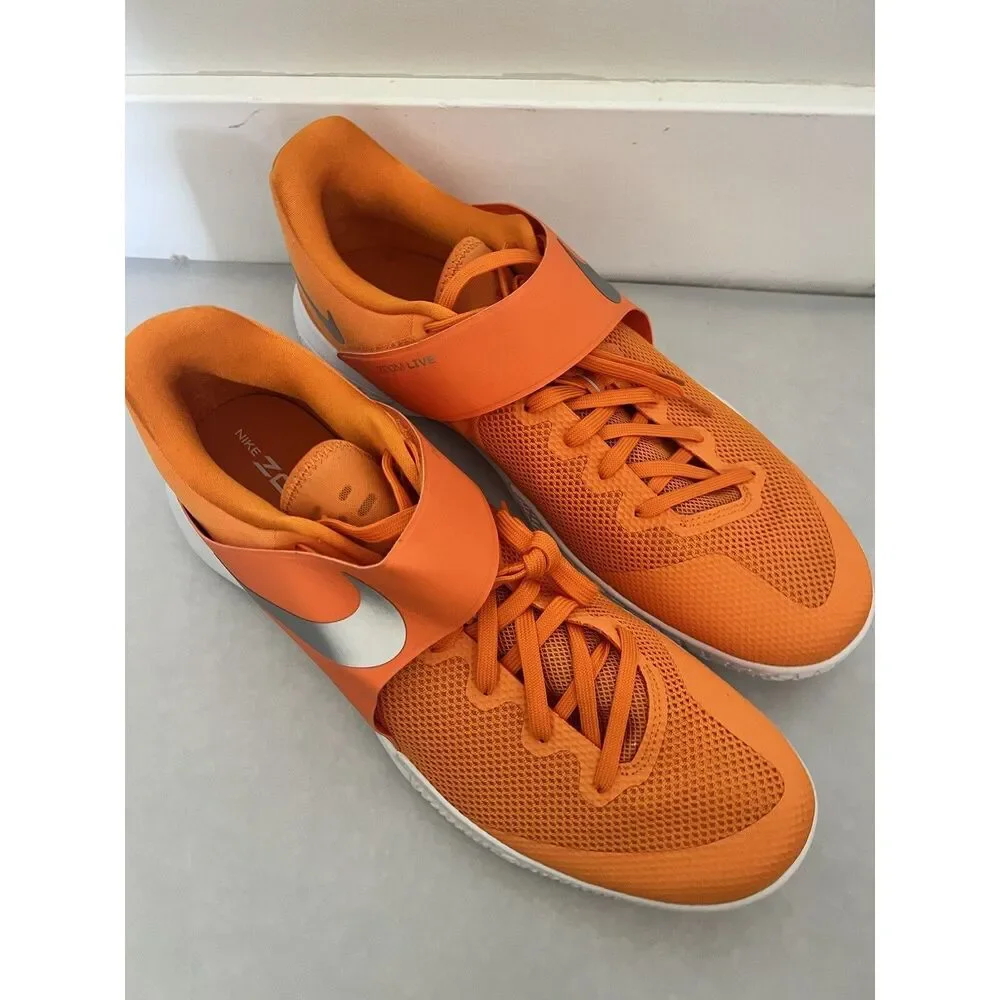 Nike Zoom Live Bright Orange Shoes Men's Sz 17.5. 902590-801
